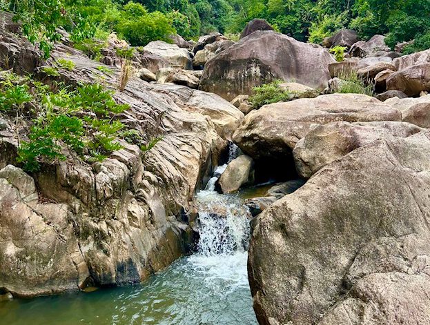 Ba Ho Wasserfall Nha Trang mit Kindern