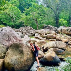 Ba Ho Wasserfall Nha Trang mit Kindern